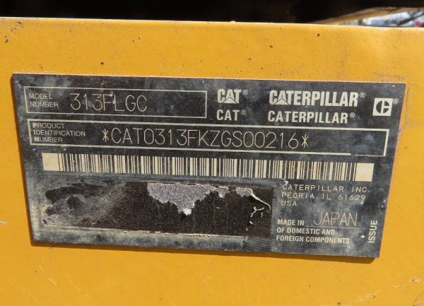 2019 Caterpillar 313FL GC - Image 6