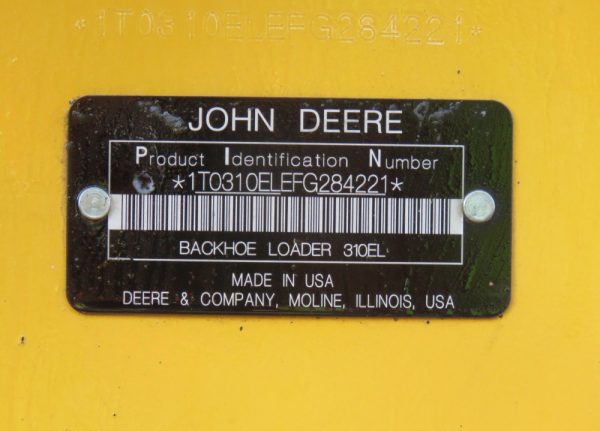 2015 John Deere 310L EP - Image 2