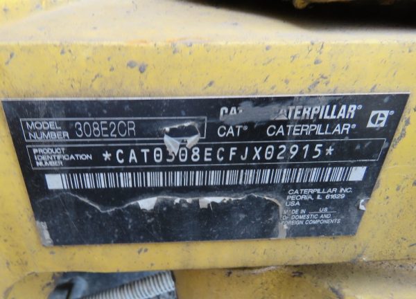 2015 Caterpillar 308E2 CR - Image 7