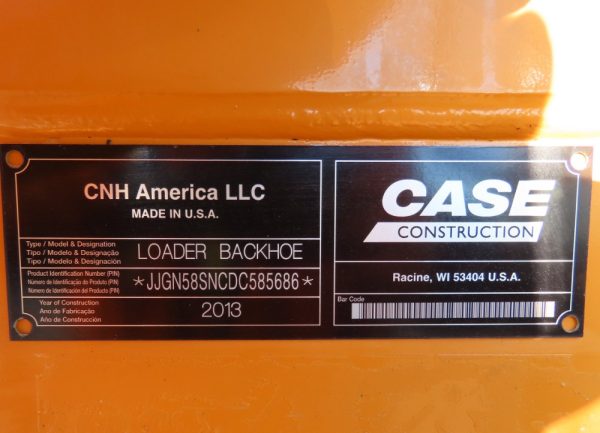 2013 Case 580SN 4x4 - Image 9